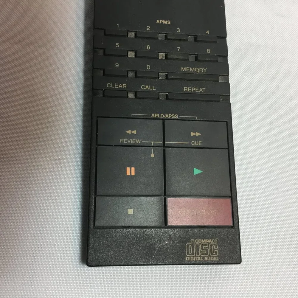 Sharp RRMCK0057AFZZ Genuine CD Player Remote Control DX620, DX620BK See Video!